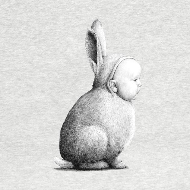 baby bunny by RedmerHoekstra